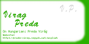 virag preda business card